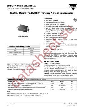 SMBG13C-E3/55 datasheet  